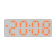 INS Personalized LED Large Character Electronic Clock Bedhead Alarm Clock Simple and Fashionable Colorful Large Screen
