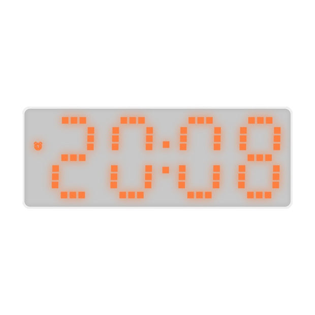INS Personalized LED Large Character Electronic Clock Bedhead Alarm Clock Simple and Fashionable Colorful Large Screen