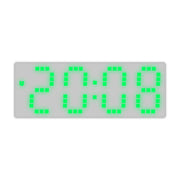 INS Personalized LED Large Character Electronic Clock Bedhead Alarm Clock Simple and Fashionable Colorful Large Screen