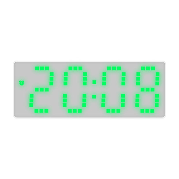 INS Personalized LED Large Character Electronic Clock Bedhead Alarm Clock Simple and Fashionable Colorful Large Screen