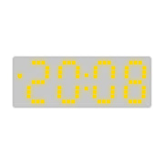 INS Personalized LED Large Character Electronic Clock Bedhead Alarm Clock Simple and Fashionable Colorful Large Screen