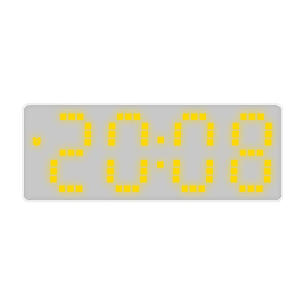 INS Personalized LED Large Character Electronic Clock Bedhead Alarm Clock Simple and Fashionable Colorful Large Screen