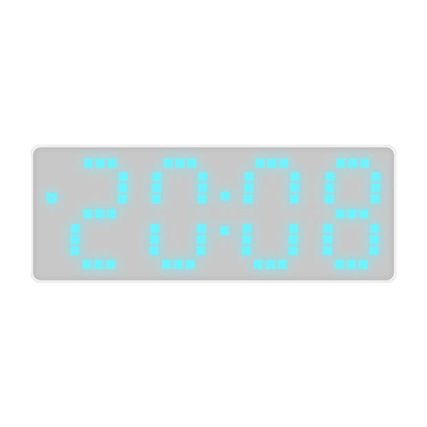 INS Personalized LED Large Character Electronic Clock Bedhead Alarm Clock Simple and Fashionable Colorful Large Screen