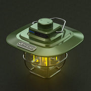 LED Camping Lamp Retro Hanging Tent Lamp Waterproof Dimmable Camping Lights Outdoor 4500mAh Battery Emergency Light Lantern